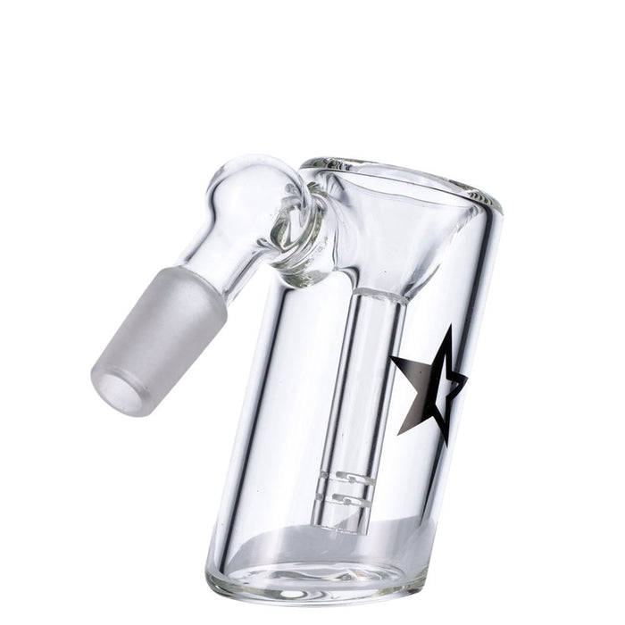 Famous X 45 Degree Glass Ash Catcher Built In Bowl - Toker Supply