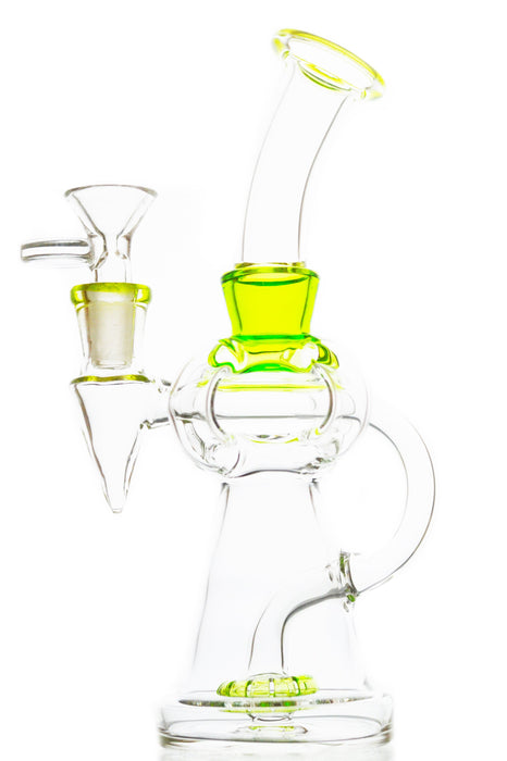 Floating Quad Arm Showerhead Perc Water Pipe - Toker Supply