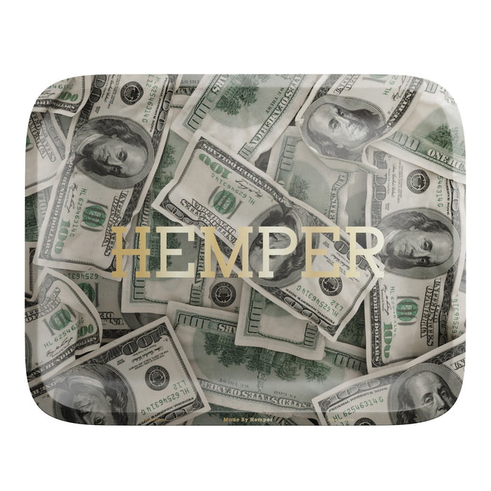 HEMPER  - It's Money Rolling Tray - Toker Supply