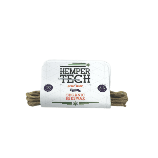 HEMPER Tech Organic Beeswax Hempwick - Toker Supply