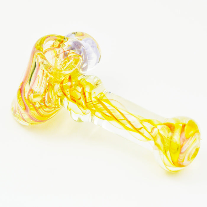 Implosion Marble Inner Spiral Glass Pipe - Toker Supply