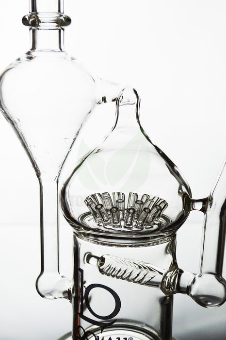 Lookah Glass - Inline Perc to Sprinkler Perc Recycler