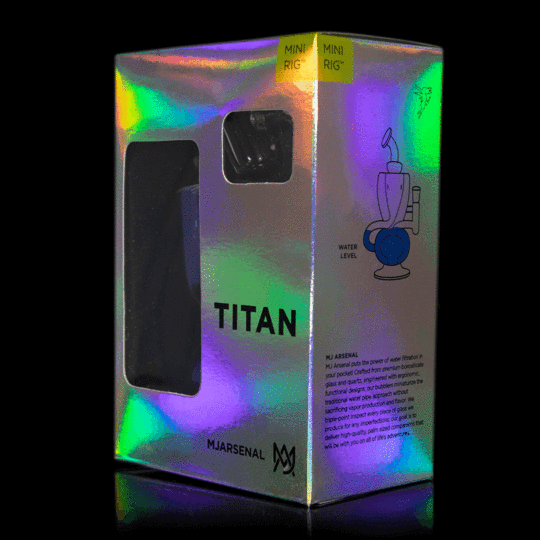 MJ Arsenal - Limited Edition Iridescent Titan Mini Rig - Toker Supply
