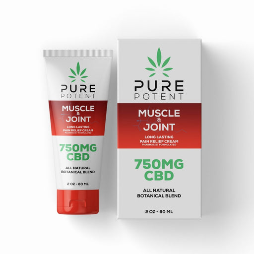 Pure Potent 750mg CBD Muscle & Joint Cream - Toker Supply