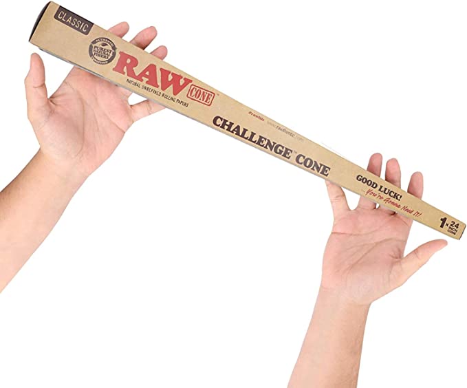 Raw - Challenger Pre Rolled Cone 24″ Length - Toker Supply