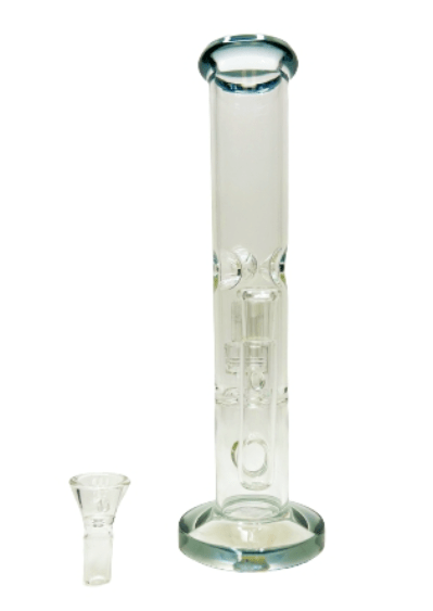 Rock Glass 10'' Middle Showerhead Perc - Toker Supply