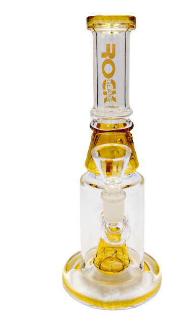 Rock Glass 10'' Mix Color UFO Perc - Toker Supply