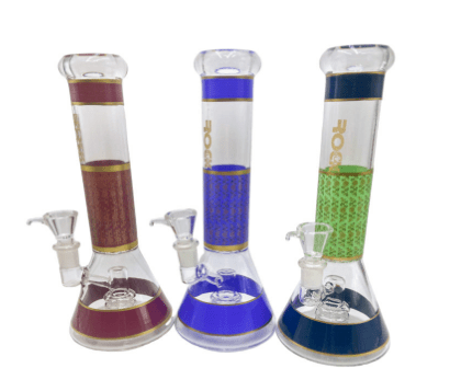 Rock Glass 12''  Multi Colored Beaker - Toker Supply