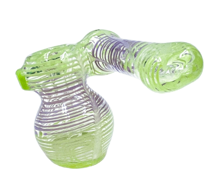 Rock Glass Neon Color Bubbler Pipe - Toker Supply