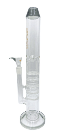 Rock Glass Rocket 5 Layer HoneyComb Water Pipe 16'' - Toker Supply
