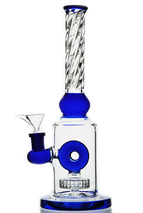 Showerhead Perc with Spiral Neck Bong - Toker Supply