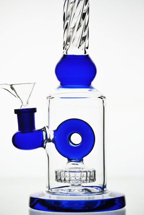 Showerhead Perc with Spiral Neck Bong - Toker Supply