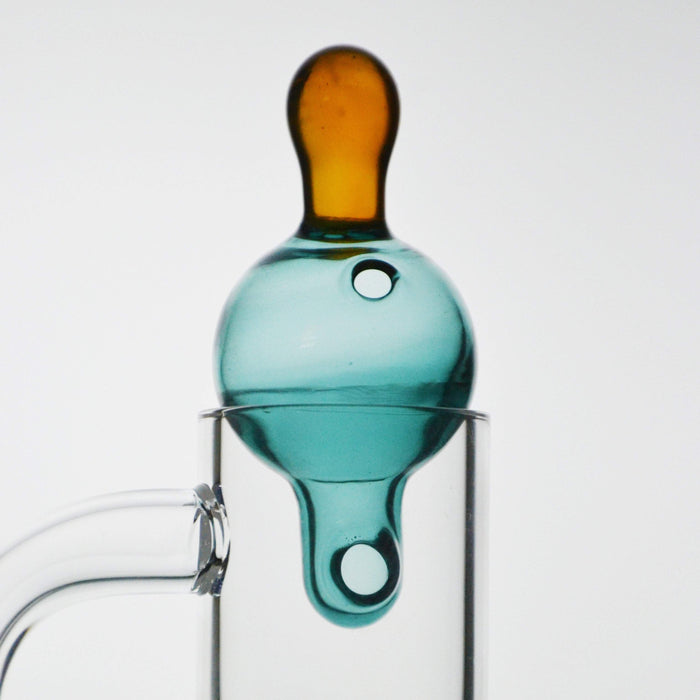 Side Angle Bubble Carb Cap - Toker Supply