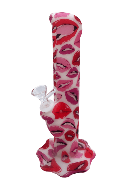 Silicone Straight Tube Bong - Toker Supply