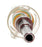 Spiral Chamber Glass Dab Straw w/ Titanium Tip - Toker Supply