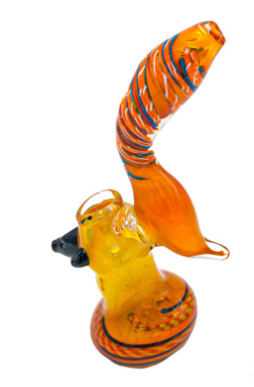 Swirled Colored Glass Bubbler - Toker Supply