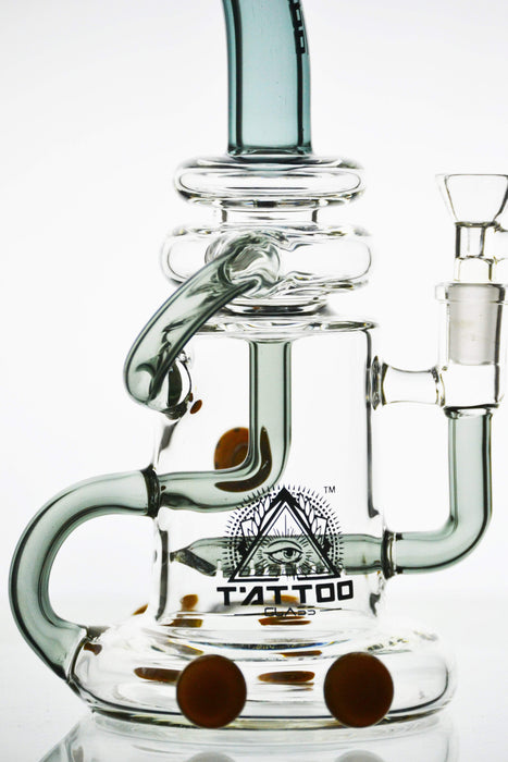 Tattoo Glass - Mushroom Recycler Dab Rig - Toker Supply