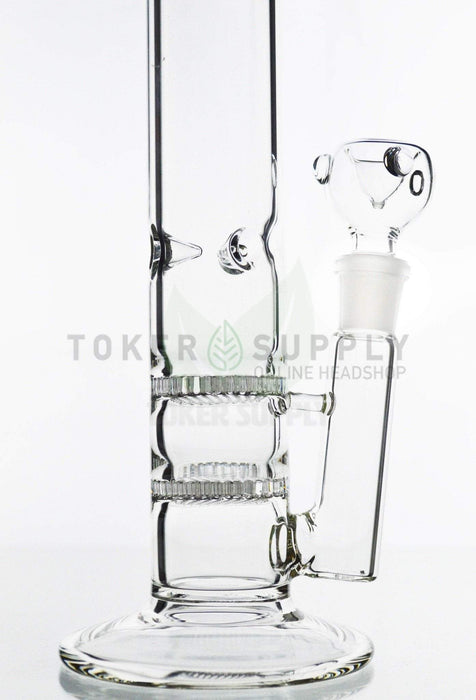 The "Bee Hive" Double Honeycomb Perc Water Pipe - Toker Supply