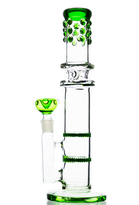 Thick Double Honeycomb Perc Bong - Toker Supply