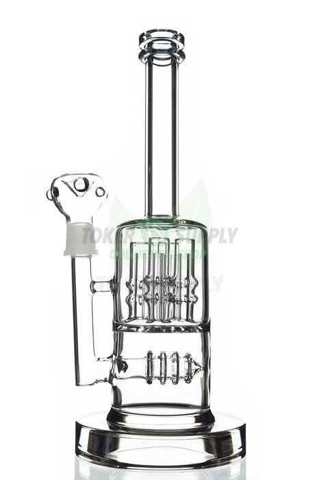TokerSupply - 12" Thick Quad Perc Water Pipe