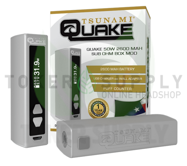 Tsunami Quake Box Mod Silver