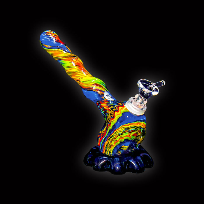 Twisted Sisters - 10" Sidecar Bubbler Bong - Toker Supply
