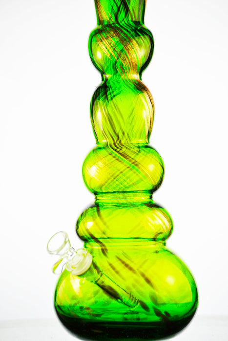 Twisted Sisters - 16" Gold Streak Bubble Bong - Toker Supply