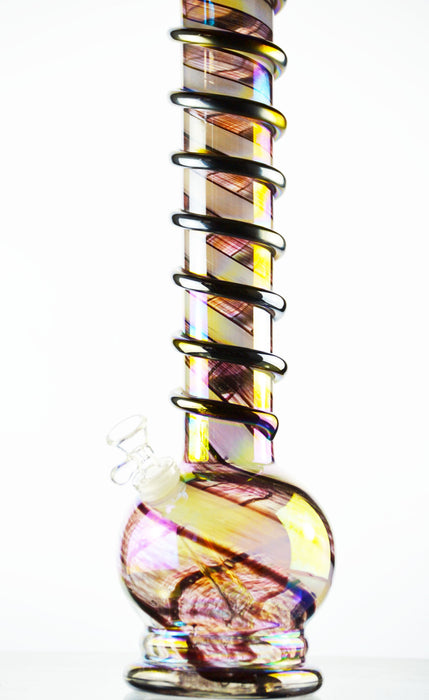 Twisted Sisters - 18" Spiral Beaker Glass Bong - Toker Supply