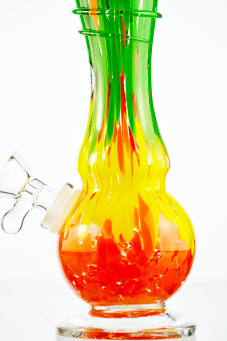 Twisted Sisters - 7" Glass Spiral Vase Shape Bong - Toker Supply