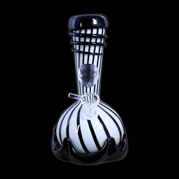 Twisted Sisters - 7" Thick Mouth Spiral Mini Beaker Bong - Toker Supply