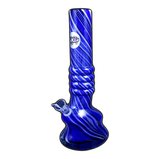 Twisted Sisters - 8"  Easy Grip Colored Bong - Toker Supply