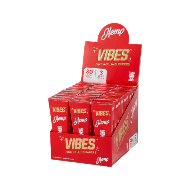 Vibes King Size Pre Rolled Cones - Toker Supply